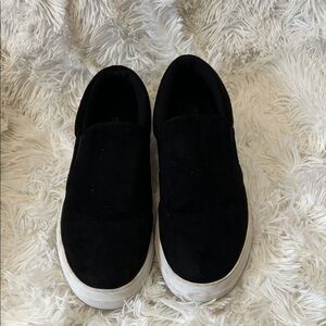 Soda Black Slip-On Sneakers
